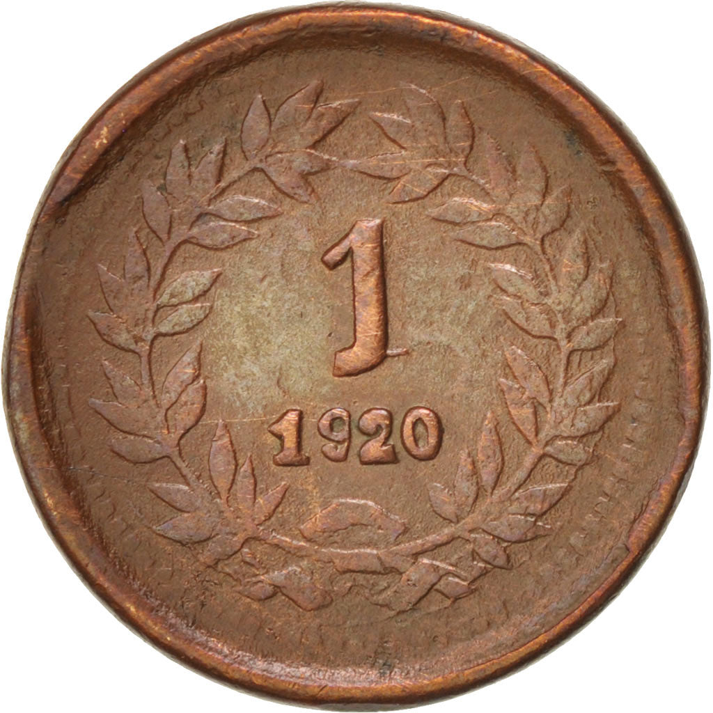 Honduras, Centavo, 1920, VF(30-35), Bronze, KM:70