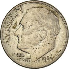 Coin, United States, Dime, 1968