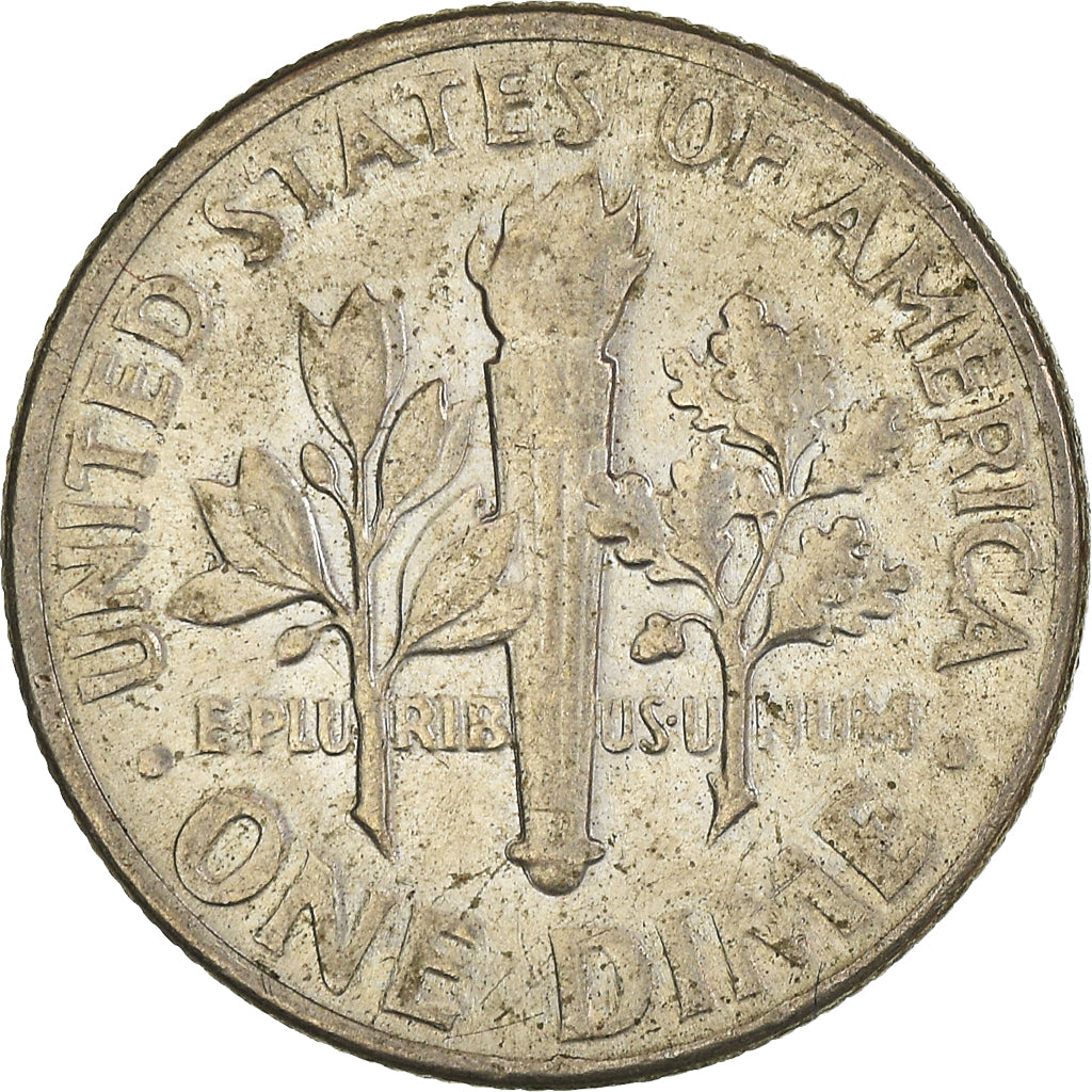 Coin, United States, Dime, 1968