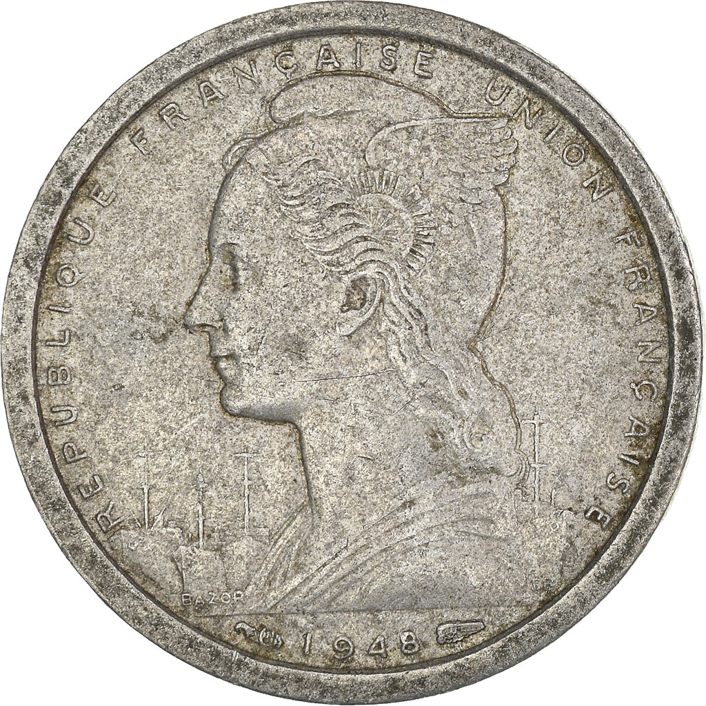 Monnaie, Afrique-Équatoriale française, Franc, 1948