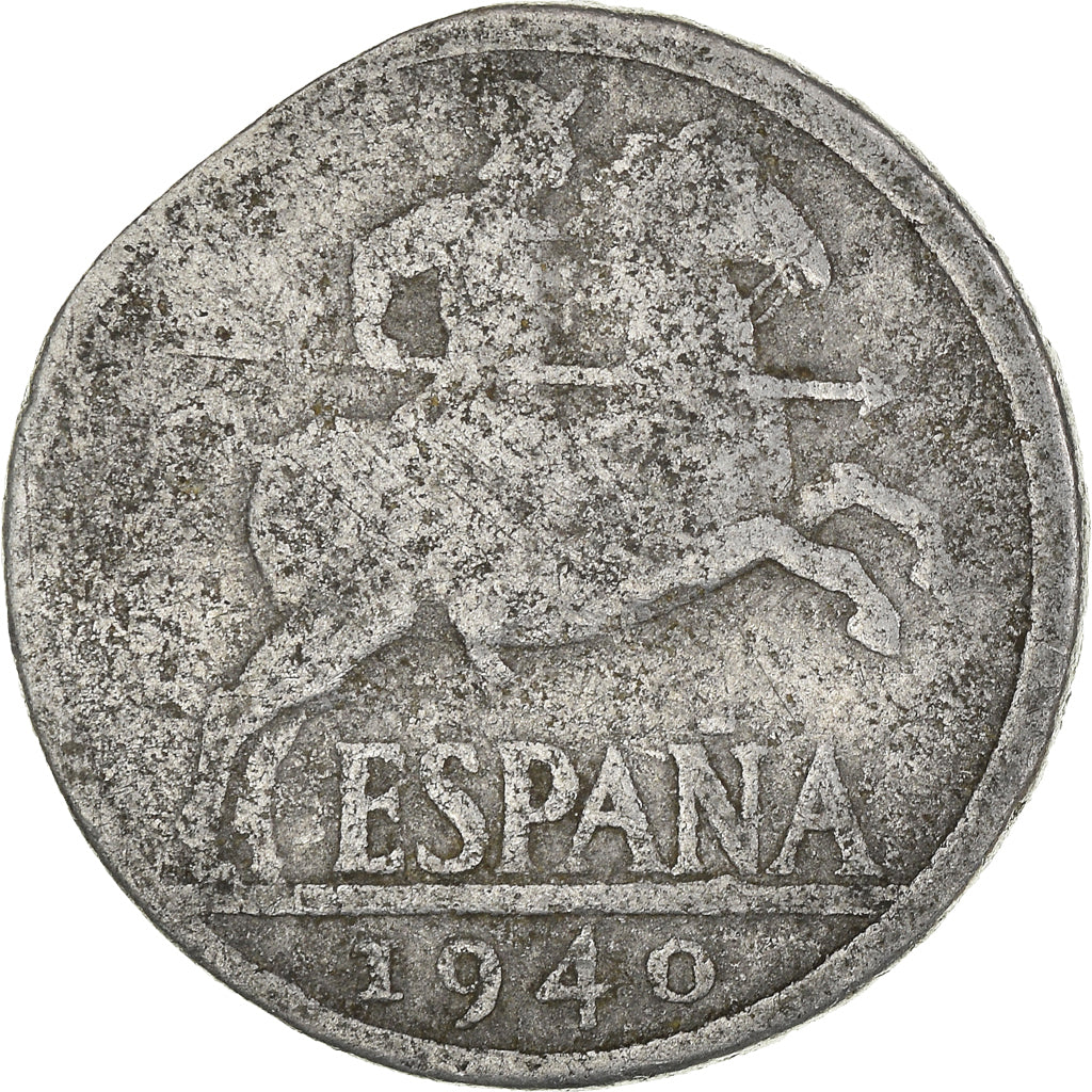 Coin, Spain, 10 Centimos, 1940
