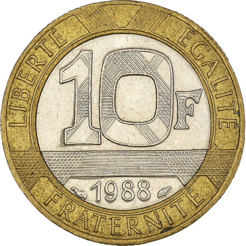 Münze, Frankreich, 10 Francs, 1988