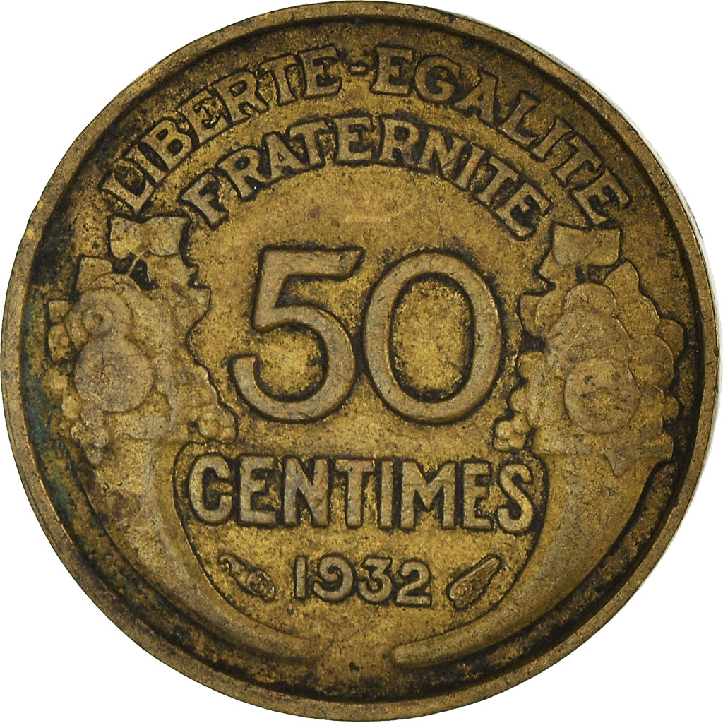 Moneta, Francja, 50 Centimes, 1932
