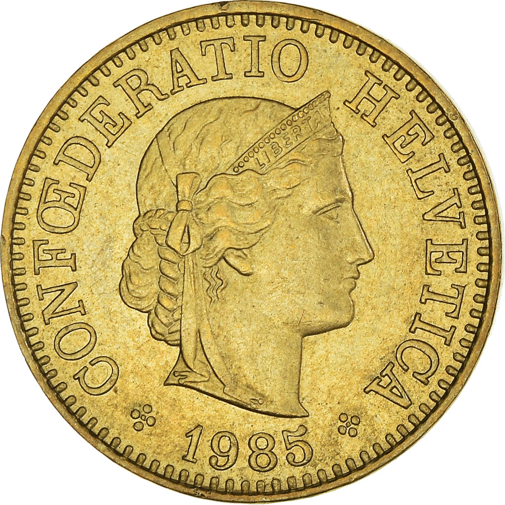Monnaie, Suisse, 5 Rappen, 1985