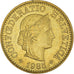 Monnaie, Suisse, 5 Rappen, 1985
