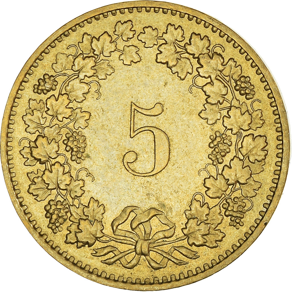 Monnaie, Suisse, 5 Rappen, 1985