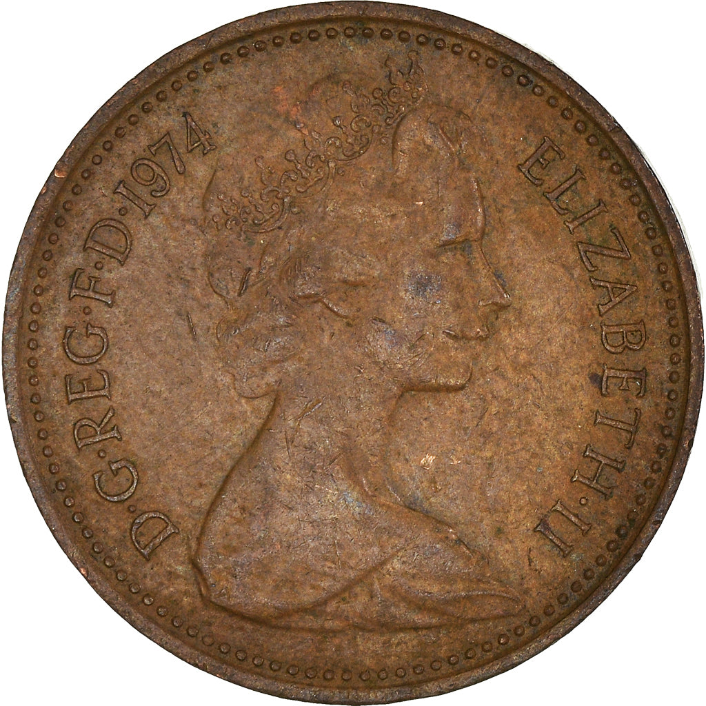 Munten, Groot Bretagne, New Penny, 1974