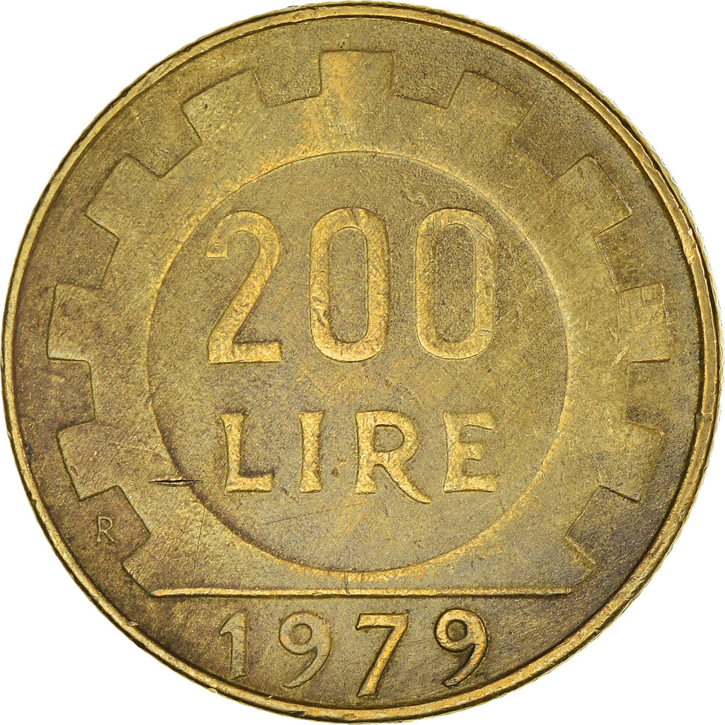 Munten, Italië, 200 Lire, 1979