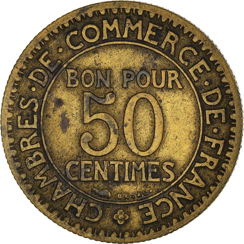 Moneta, Francja, 50 Centimes, 1923