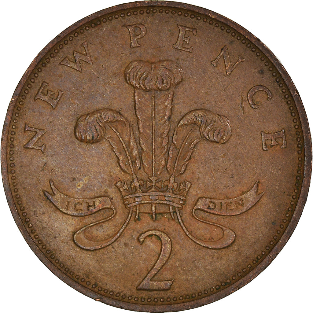 Moneda, Gran Bretaña, 2 New Pence, 1978