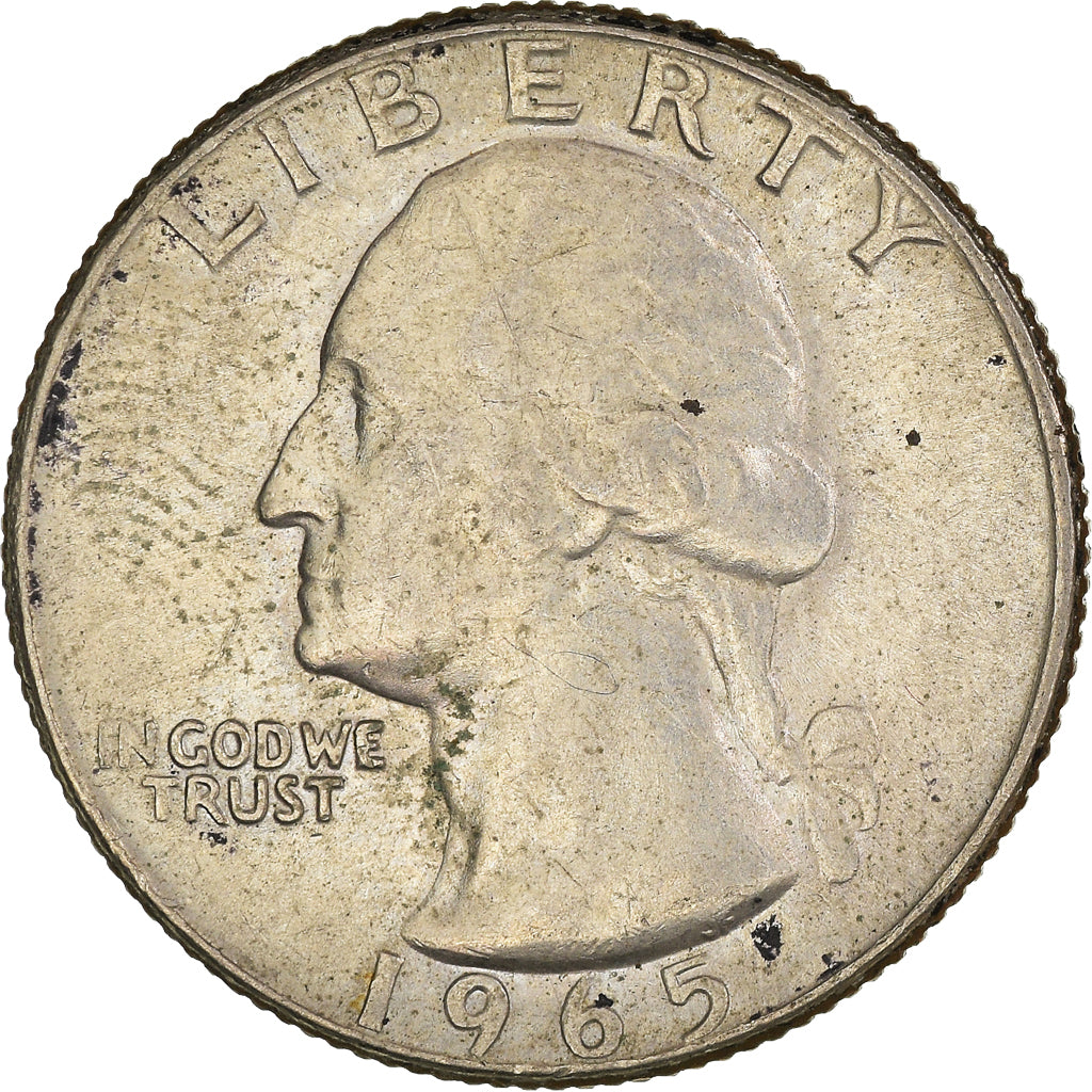 Monnaie, États-Unis, Quarter, 1965