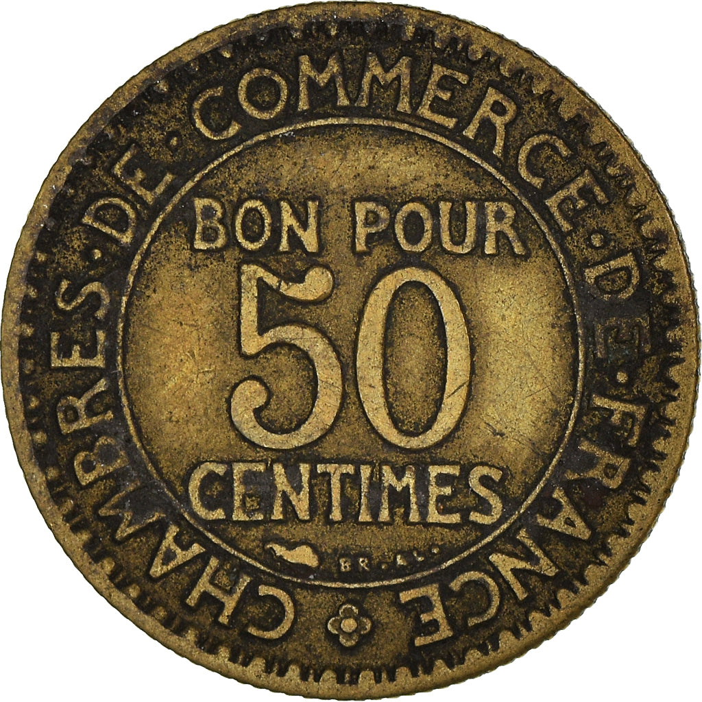 Monnaie, France, 50 Centimes, 1922