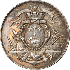 France, Token, Chambre de Commerce du Havre, 1802, MS(60-62), Silver