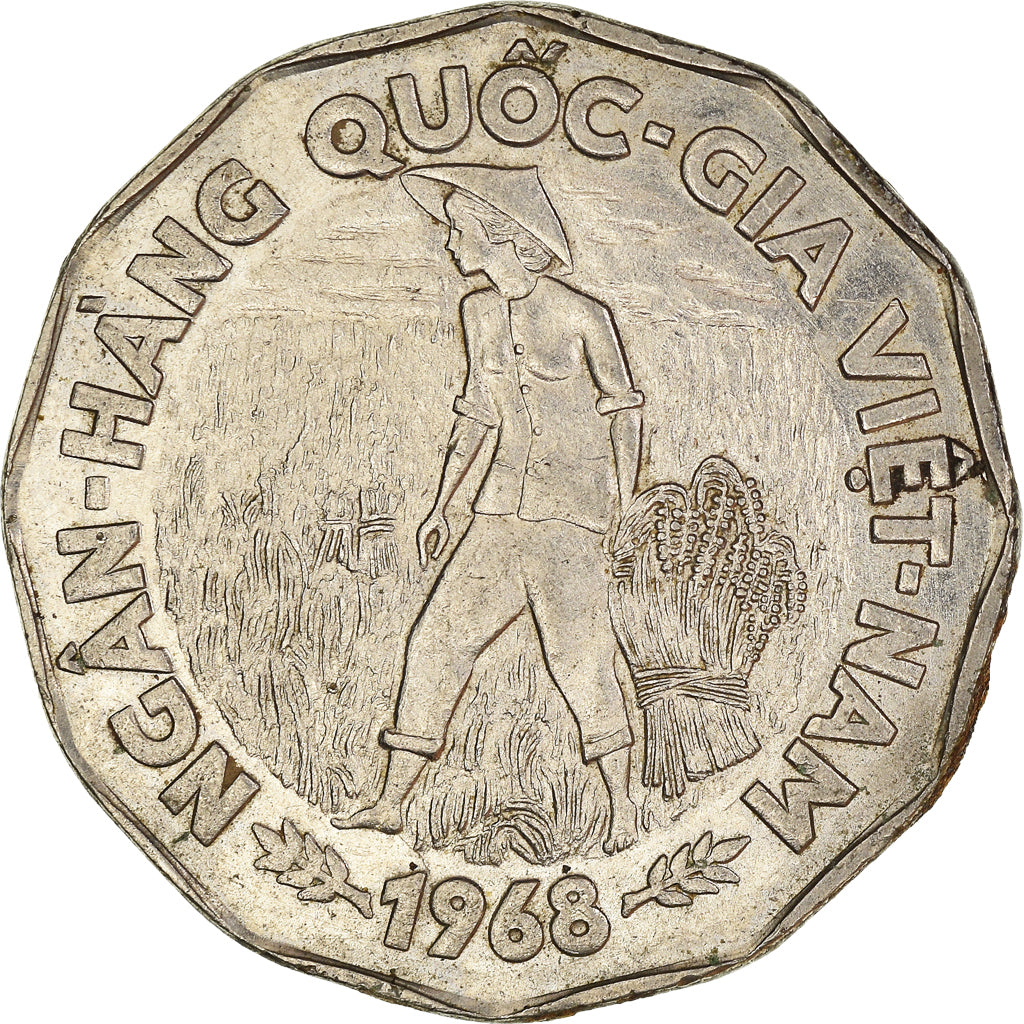 Münze, Viet Nam, 20 Dông, 1968