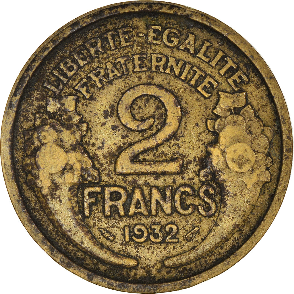 Moneta, Francia, 2 Francs, 1932