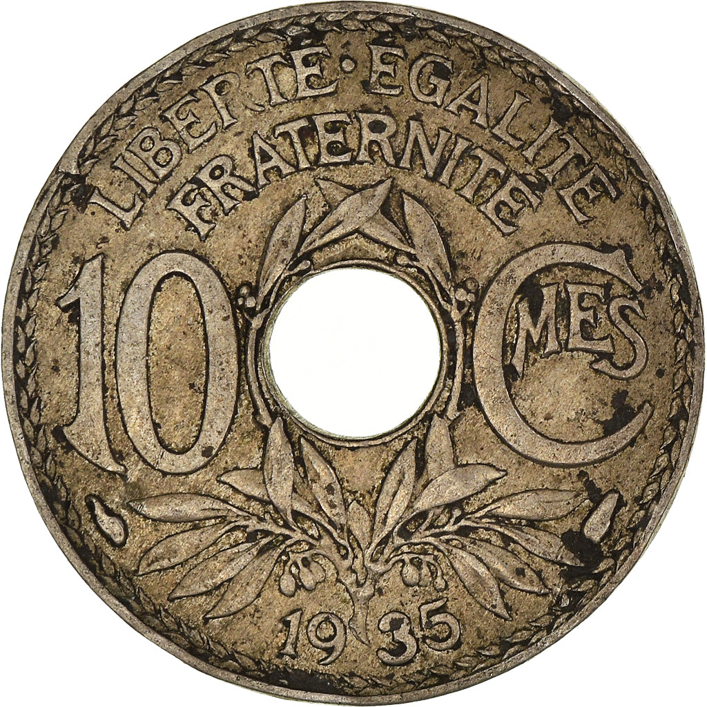 Coin, France, 10 Centimes, 1935