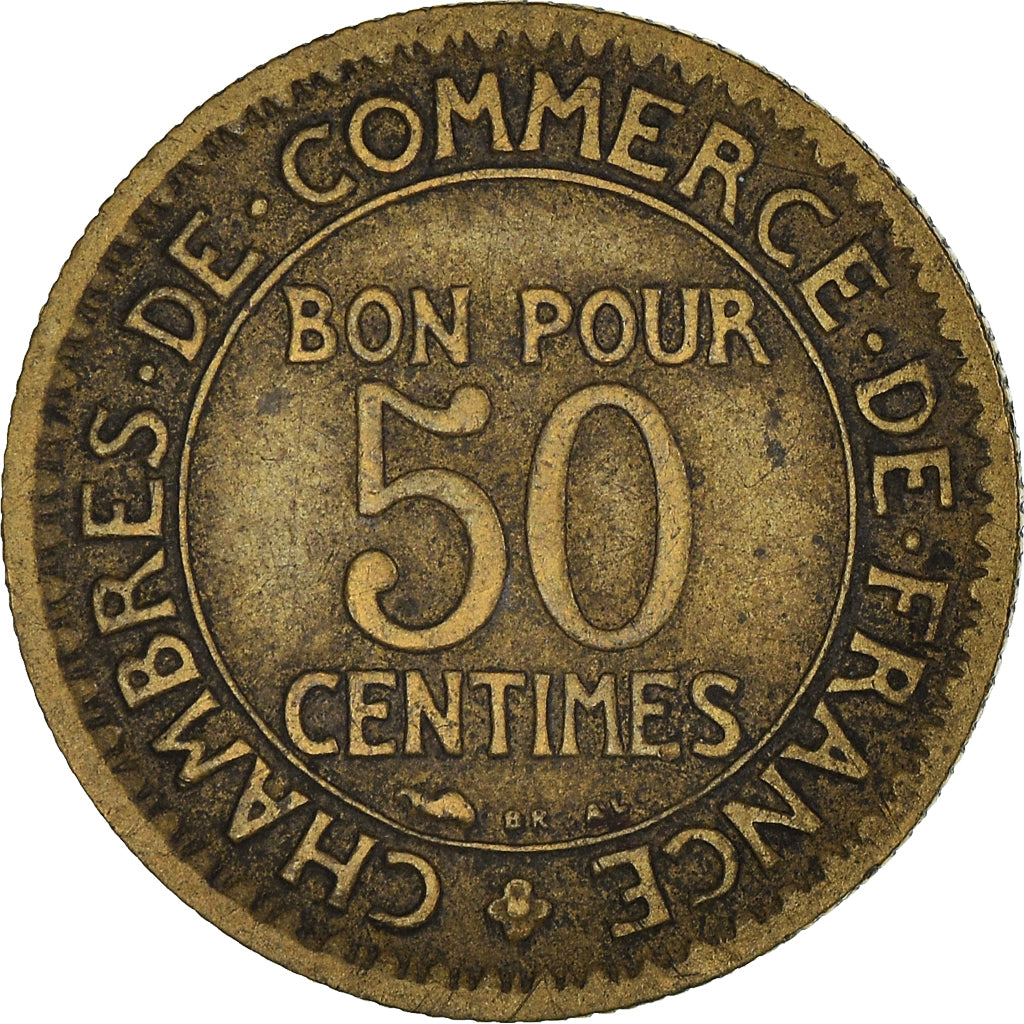 Moneta, Francja, 50 Centimes, 1926