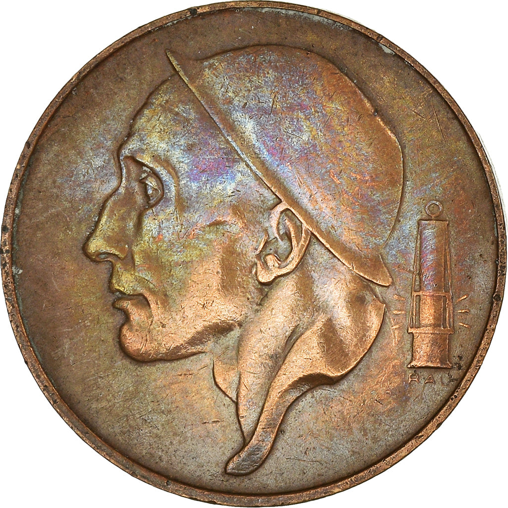 Moneta, Belgio, 50 Centimes, 1952