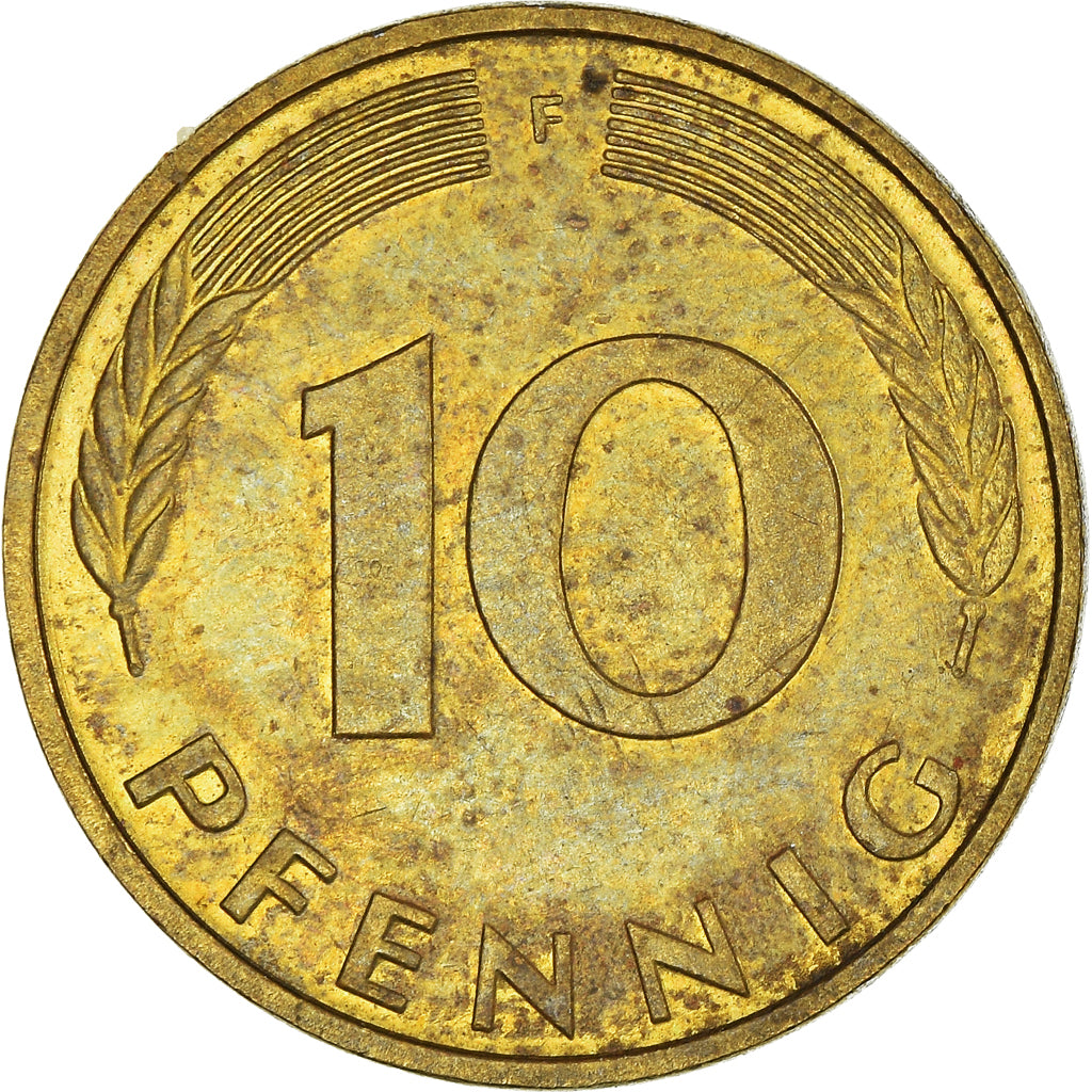 Moneta, Niemcy - RFN, 10 Pfennig, 1996