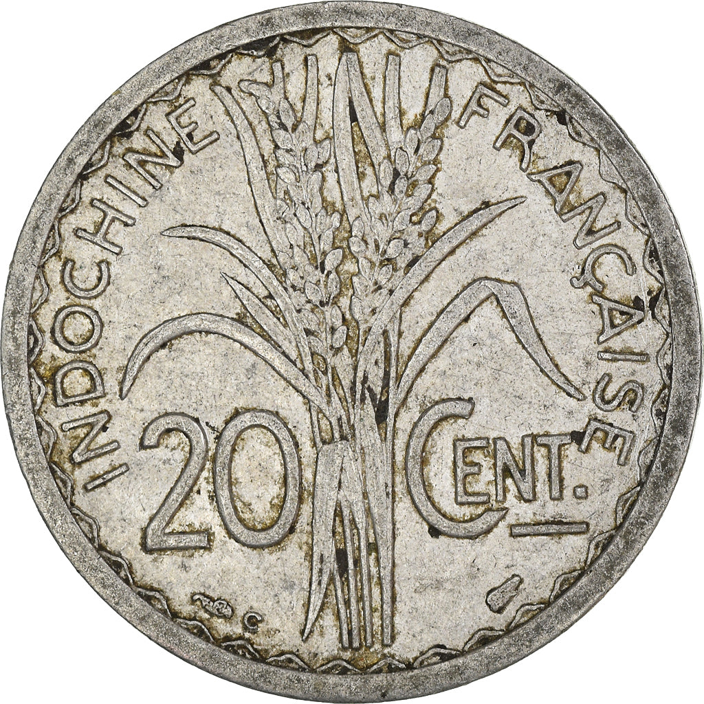 Coin, FRENCH INDO-CHINA, 20 Cents, 1945
