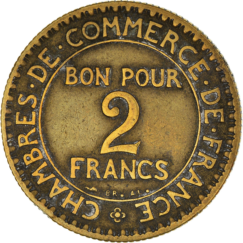 Moneta, Francia, 2 Francs, 1923
