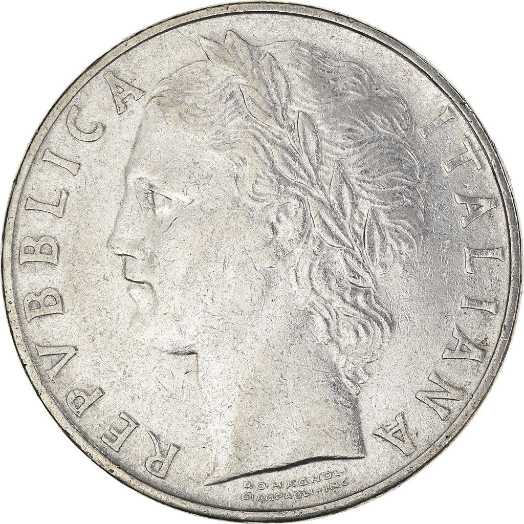 Moneda, Italia, 100 Lire, 1956