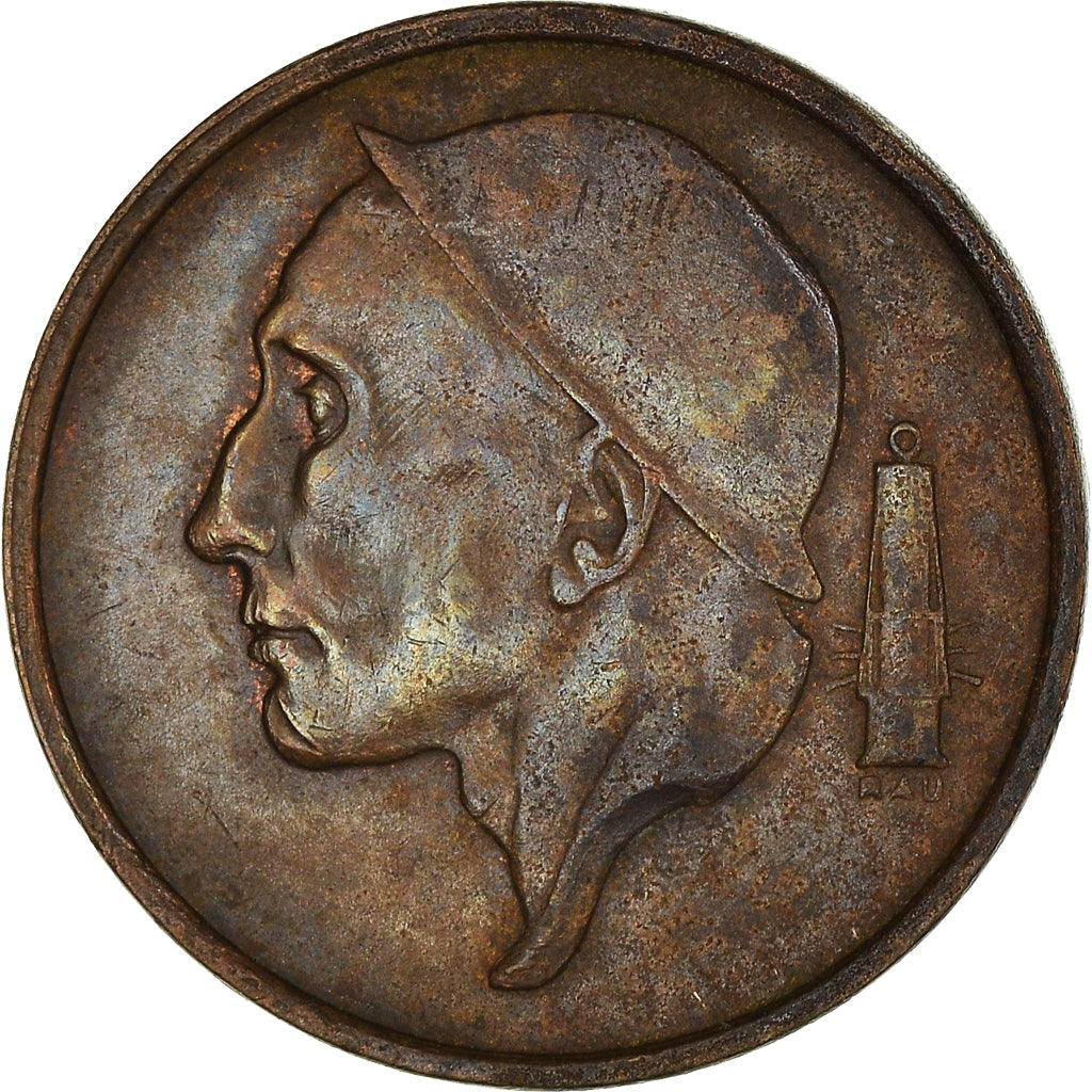 Münze, Belgien, 50 Centimes, 1958