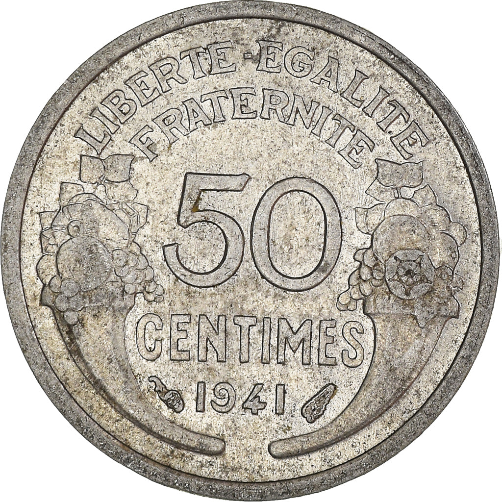 Monnaie, France, 50 Centimes, 1941