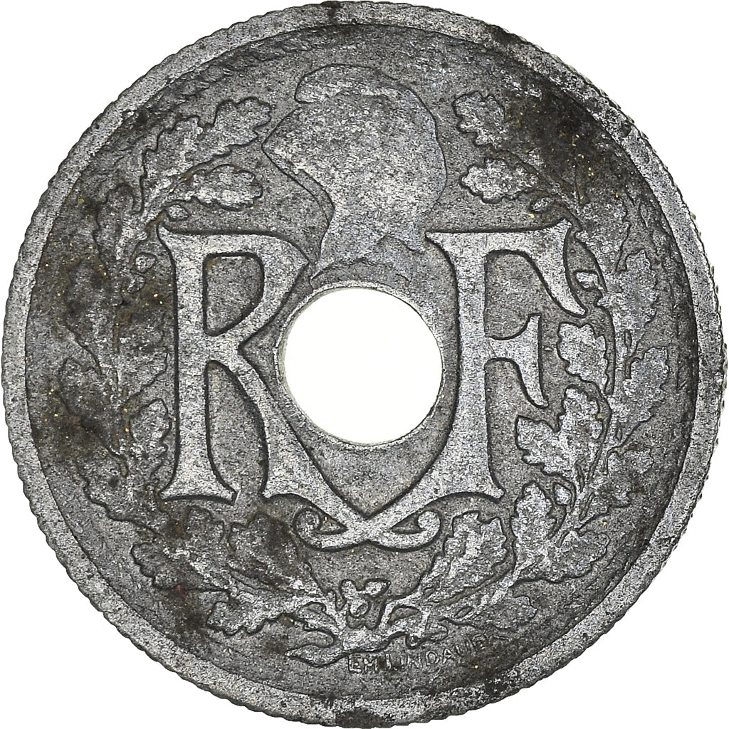 Coin, France, 10 Centimes, 1945