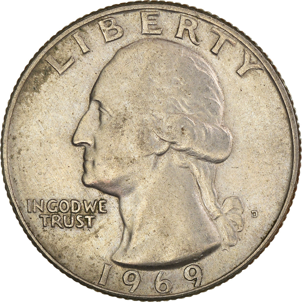 Monnaie, États-Unis, Quarter, 1969