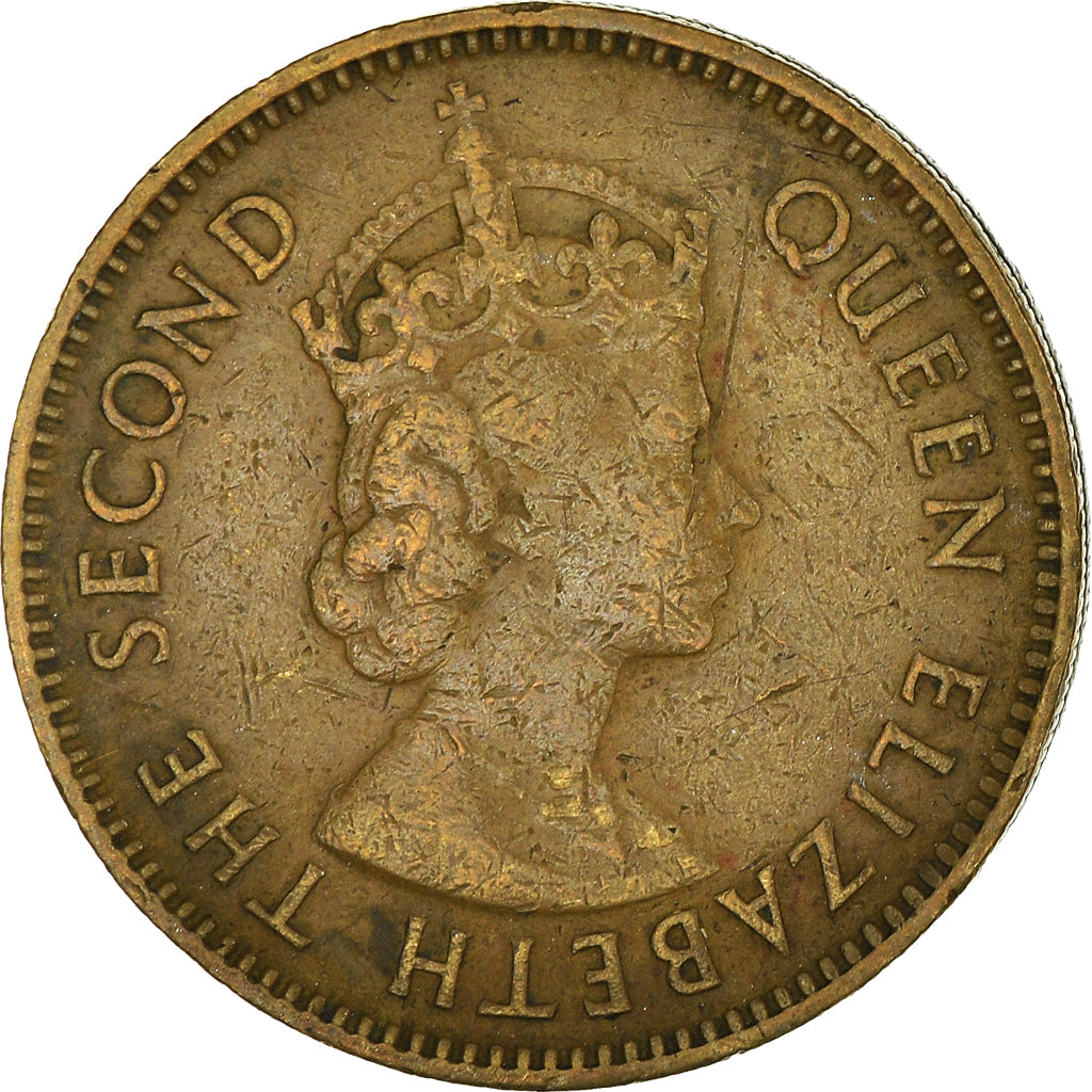 Coin, Hong Kong, 10 Cents, 1957