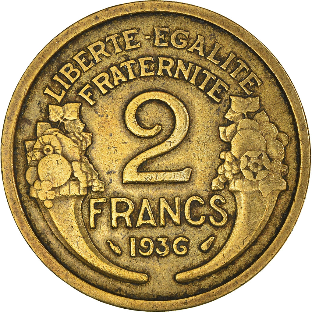 Moneta, Francia, 2 Francs, 1936