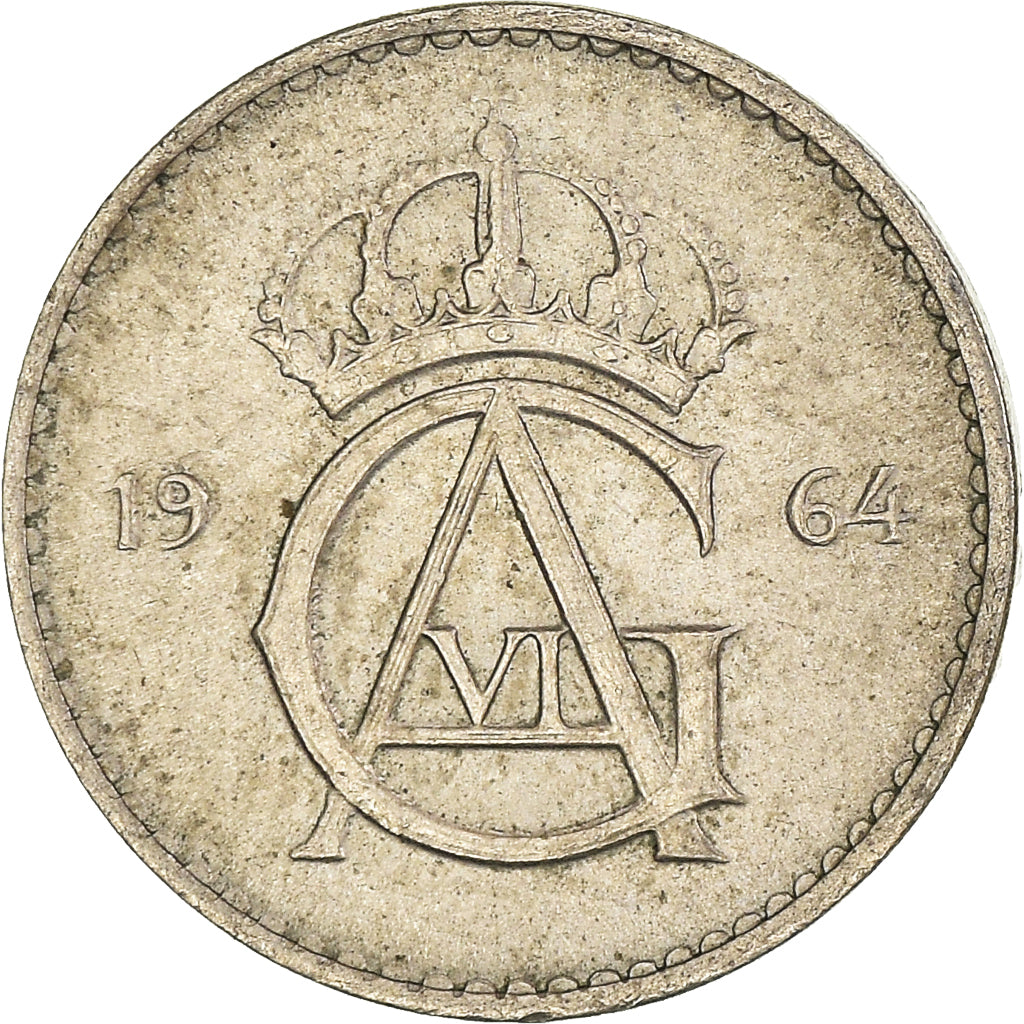 Münze, Schweden, 10 Öre, 1964