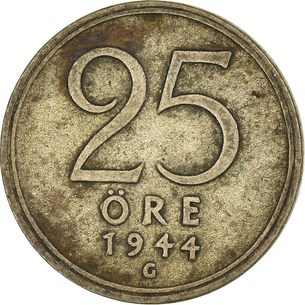 Coin, Sweden, 25 Öre, 1944