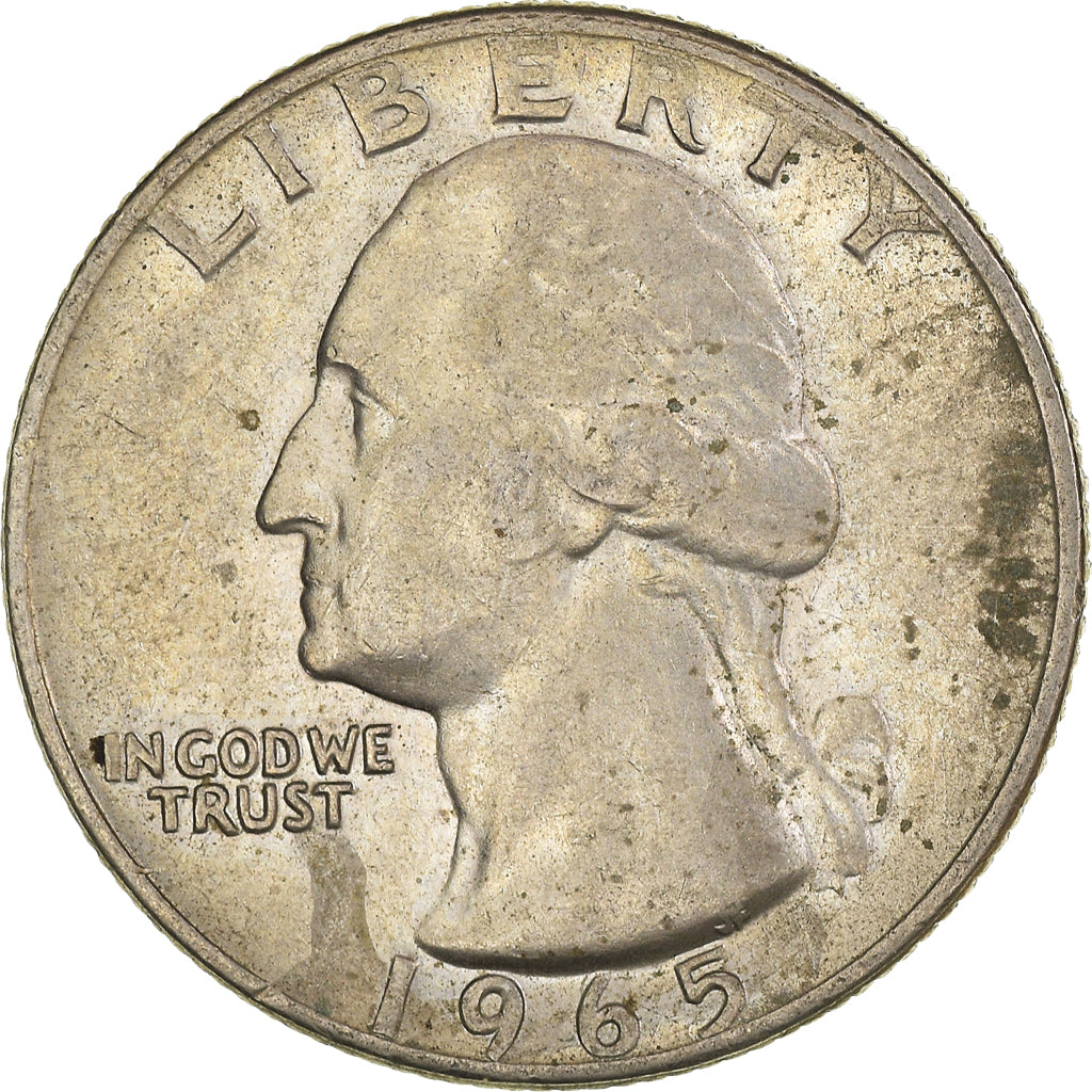 Coin, United States, Quarter, 1965