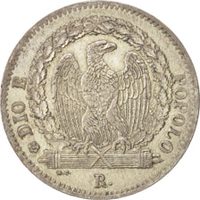 Moneta, STATI ITALIANI, ROMAN REPUBLIC, 40 Baiocchi, 1849, Rome, SPL-, Argento
