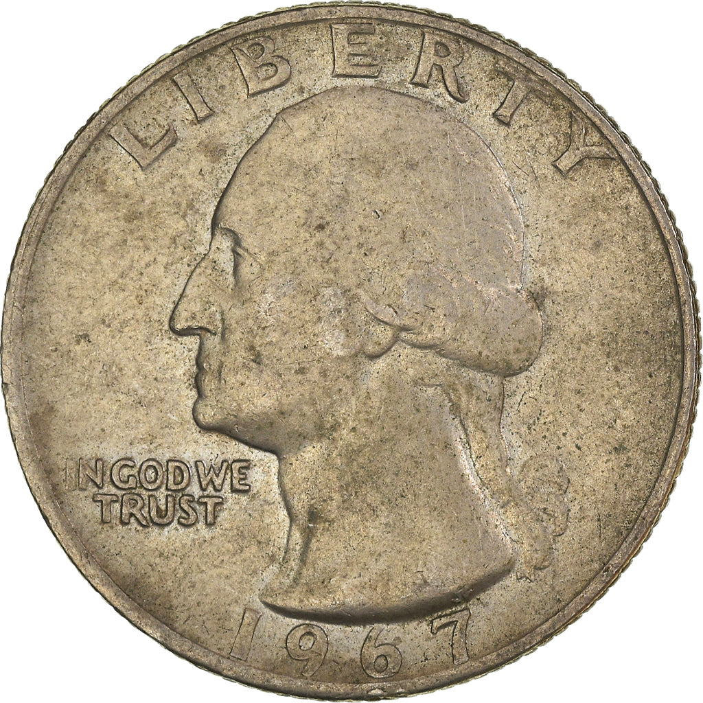 Monnaie, États-Unis, Quarter, 1967