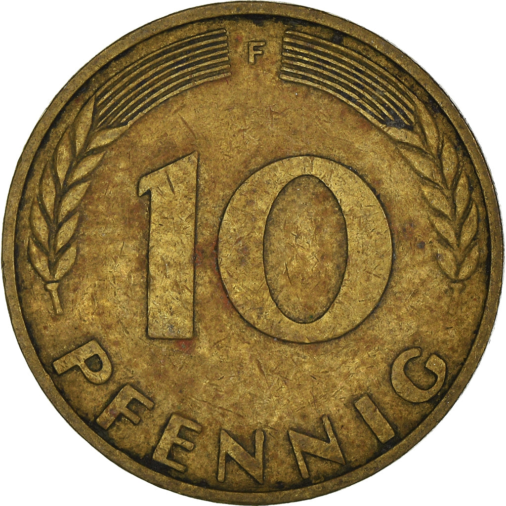 Moneta, Niemcy - RFN, 10 Pfennig, 1950