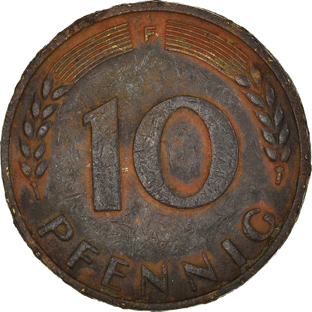 Moneta, Niemcy - RFN, 10 Pfennig, 1949