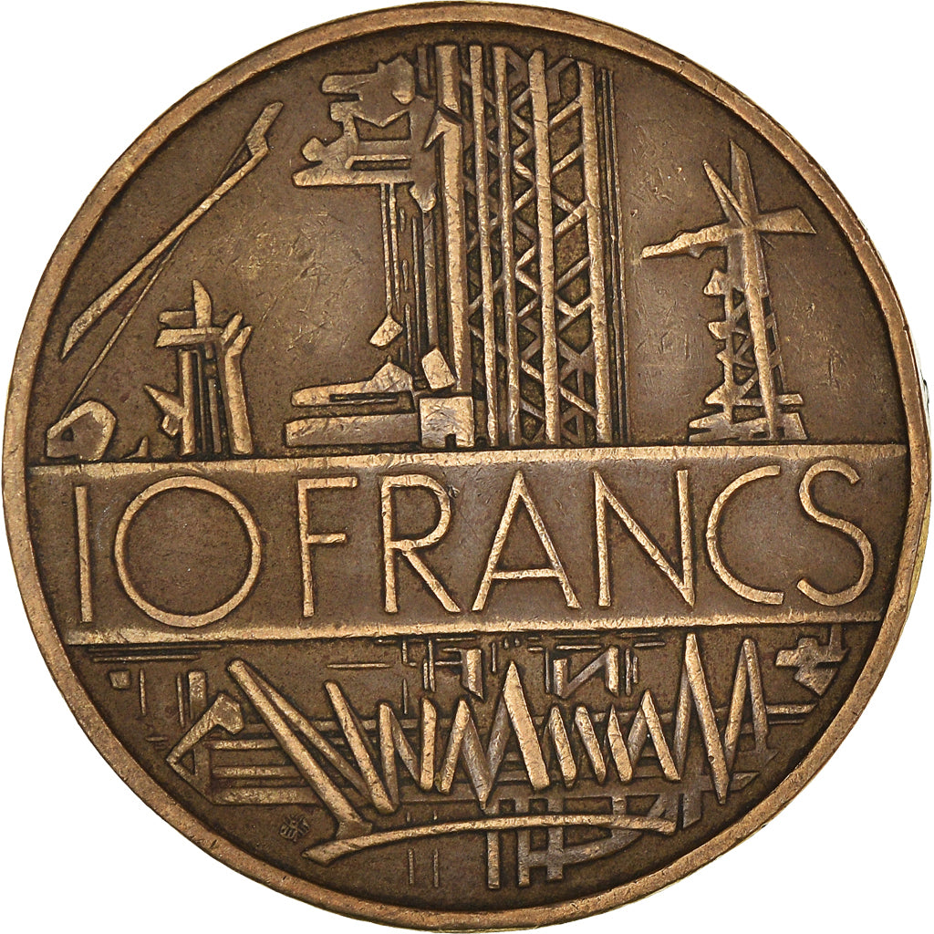 Monnaie, France, 10 Francs, 1975