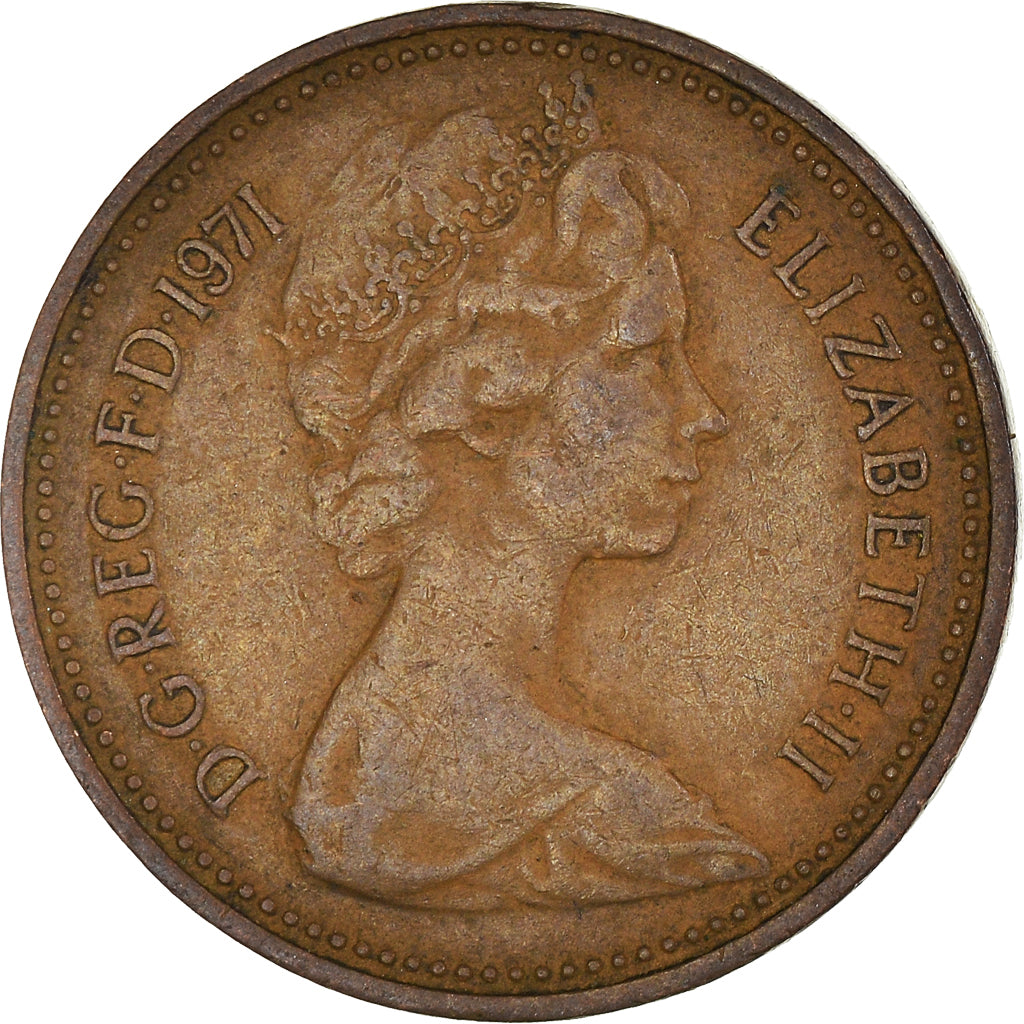 Munten, Groot Bretagne, New Penny, 1971