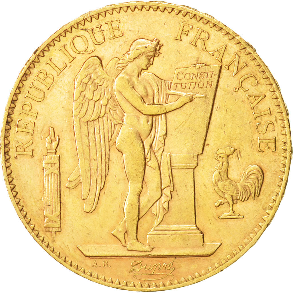 France, Génie, 100 Francs, 1896, Paris, AU(50-53), Gold, KM:832, Gadoury:1137