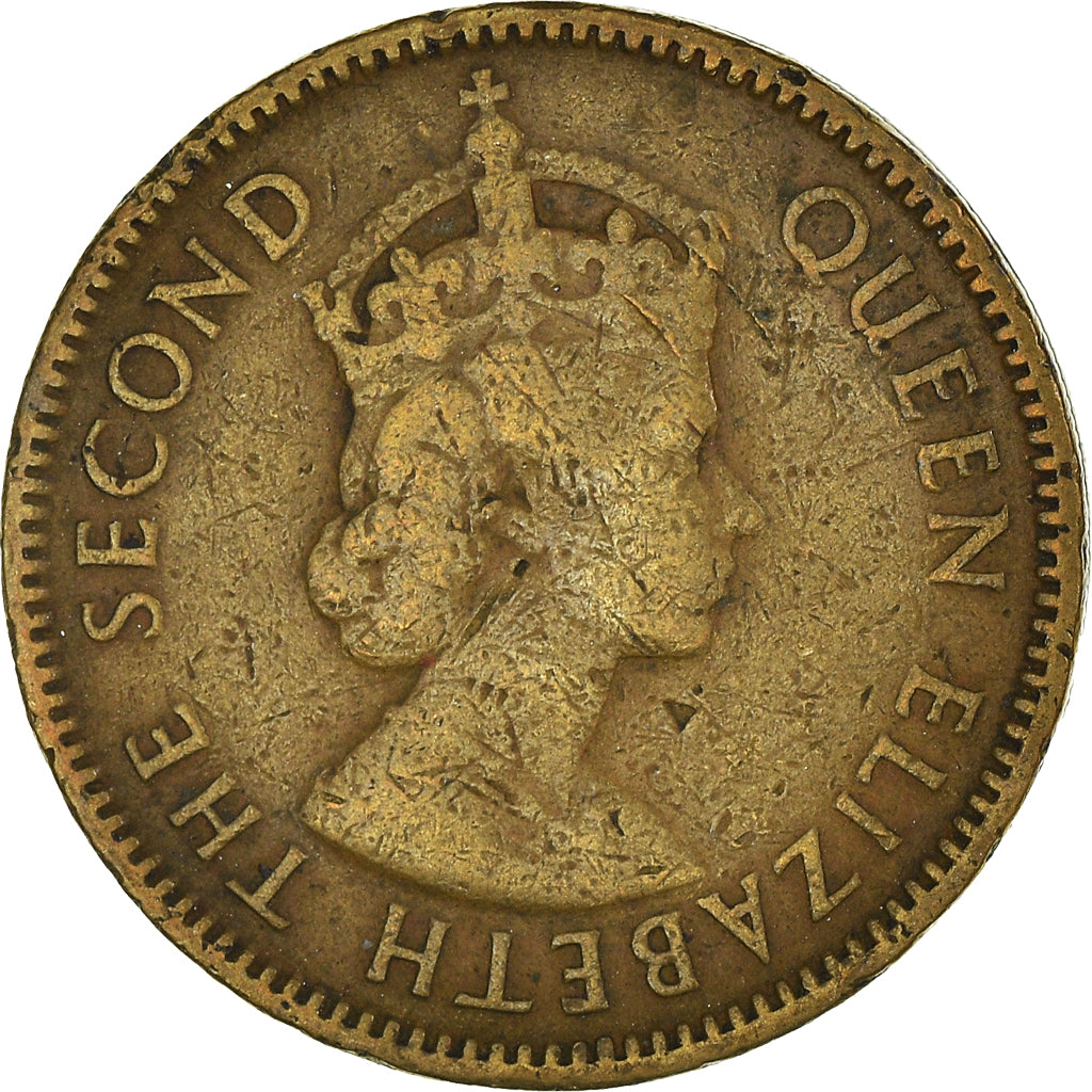 Coin, Hong Kong, 10 Cents, 1957