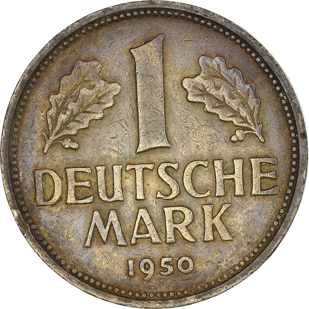 Moneta, GERMANIA - REPUBBLICA FEDERALE, Mark, 1950