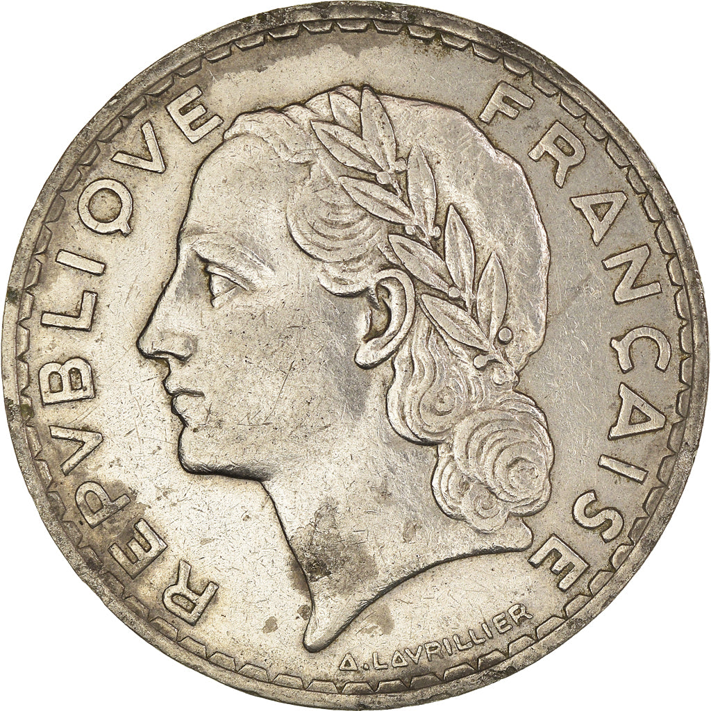 Münze, Frankreich, 5 Francs, 1933
