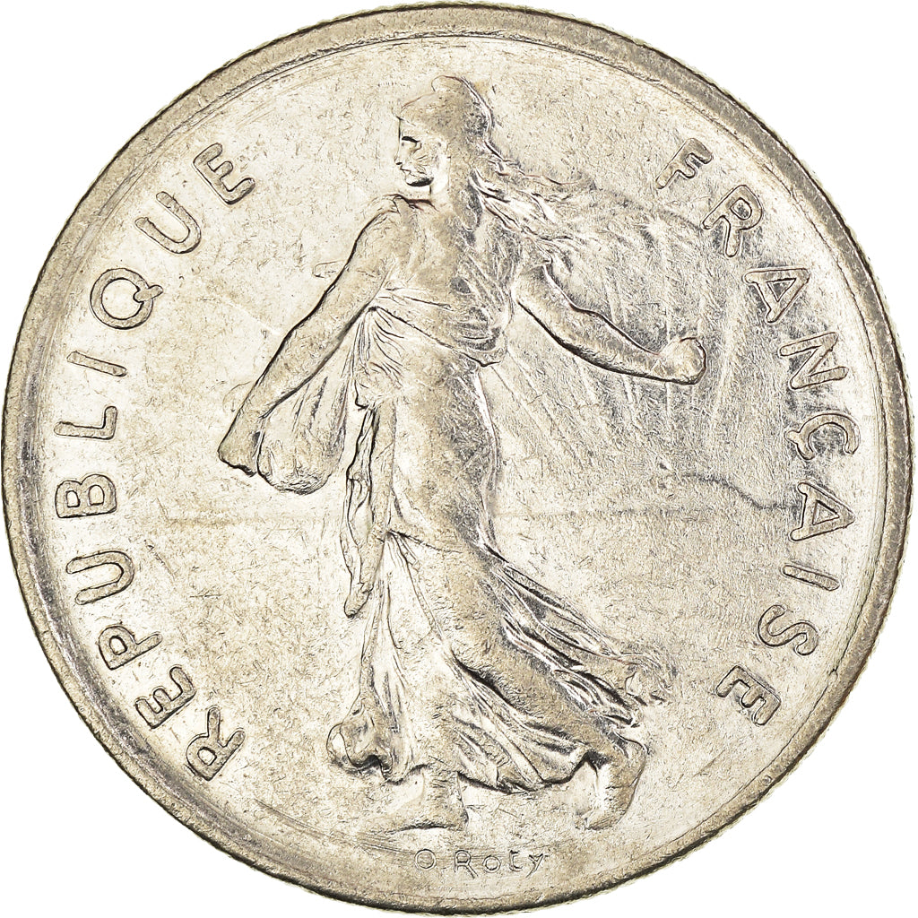 Münze, Frankreich, 5 Francs, 1991