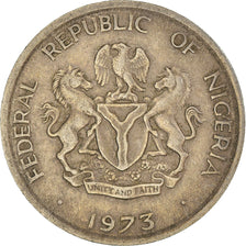 Monnaie, Nigéria, 10 Kobo, 1973