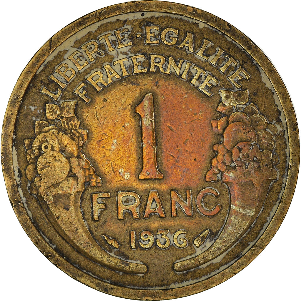 Monnaie, France, Franc, 1936