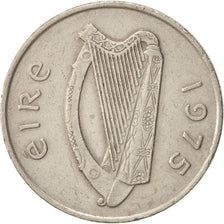 Coin, IRELAND REPUBLIC, 10 Pence, 1975, EF(40-45), Copper-nickel, KM:23