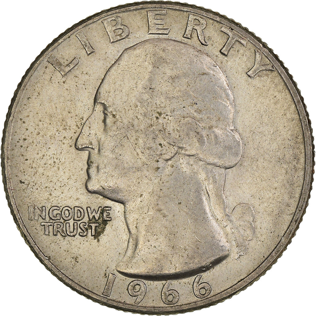 Moneta, USA, Quarter, 1966
